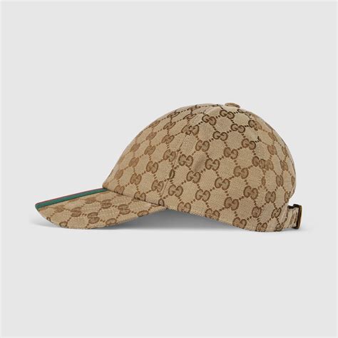 Casquette Original GG en beige et ébène 